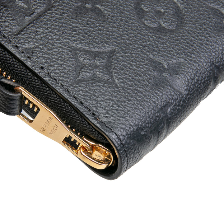 LOUIS VUITTON Zippy Wallet - Black