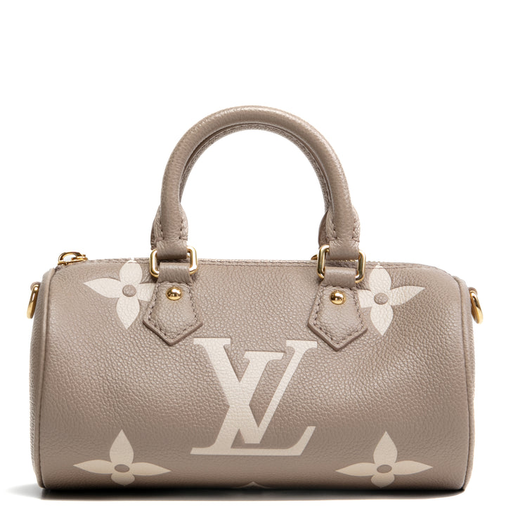 LOUIS VUITTON Papillon BB Bag - Bicolor Tourterelle