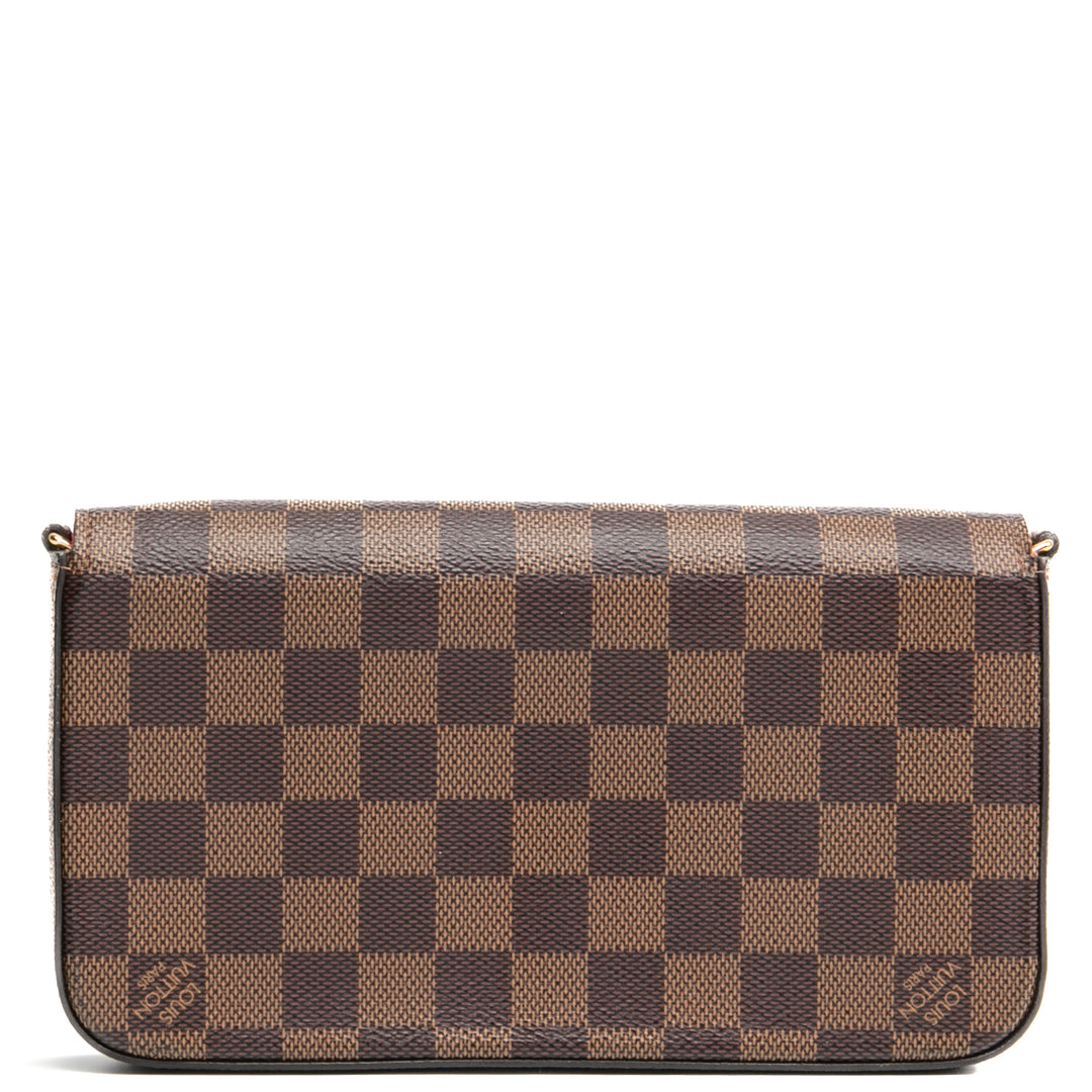 LOUIS VUITTON Fèlicie Pochette - Damier Ebene (Missing Insert) - OUTLET FINAL SALE