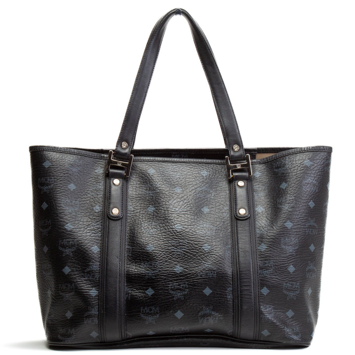 MCM Visetos Shopping Tote - Negro