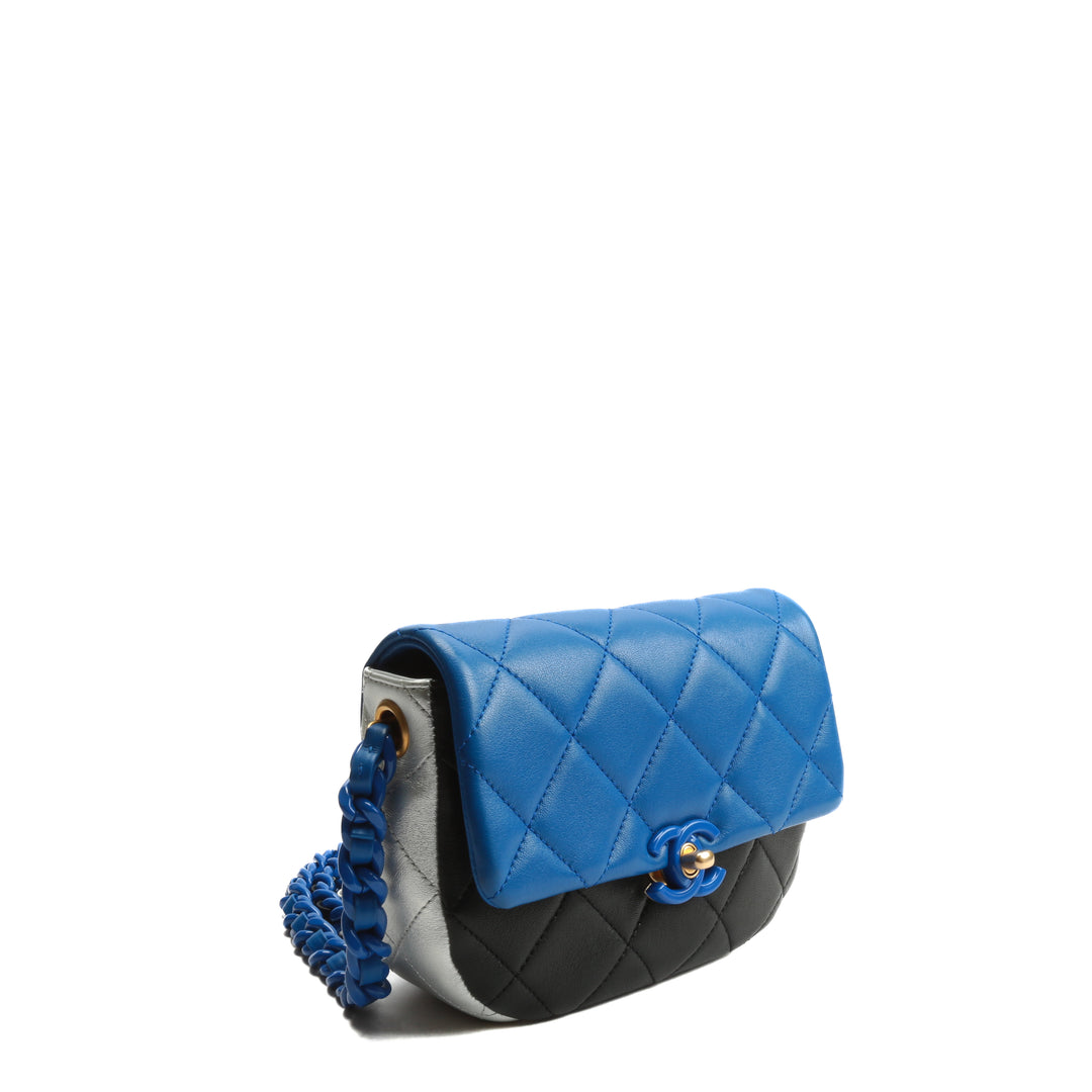 Chanel Color Burst Crossbody - Azul