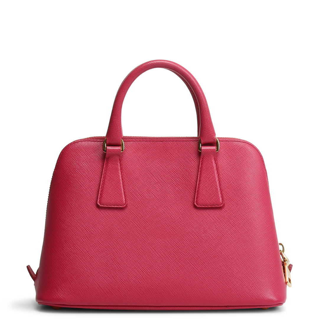 Prada Saffiano Dome Satchel - Pink