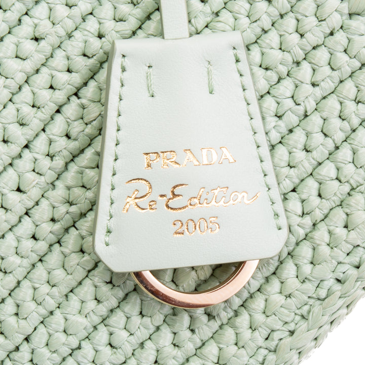 Prada reedición 2005 Bag-Crochet- Seafoam