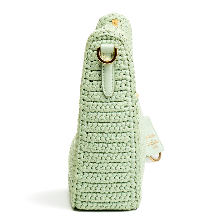 Prada reedición 2005 Bag-Crochet- Seafoam