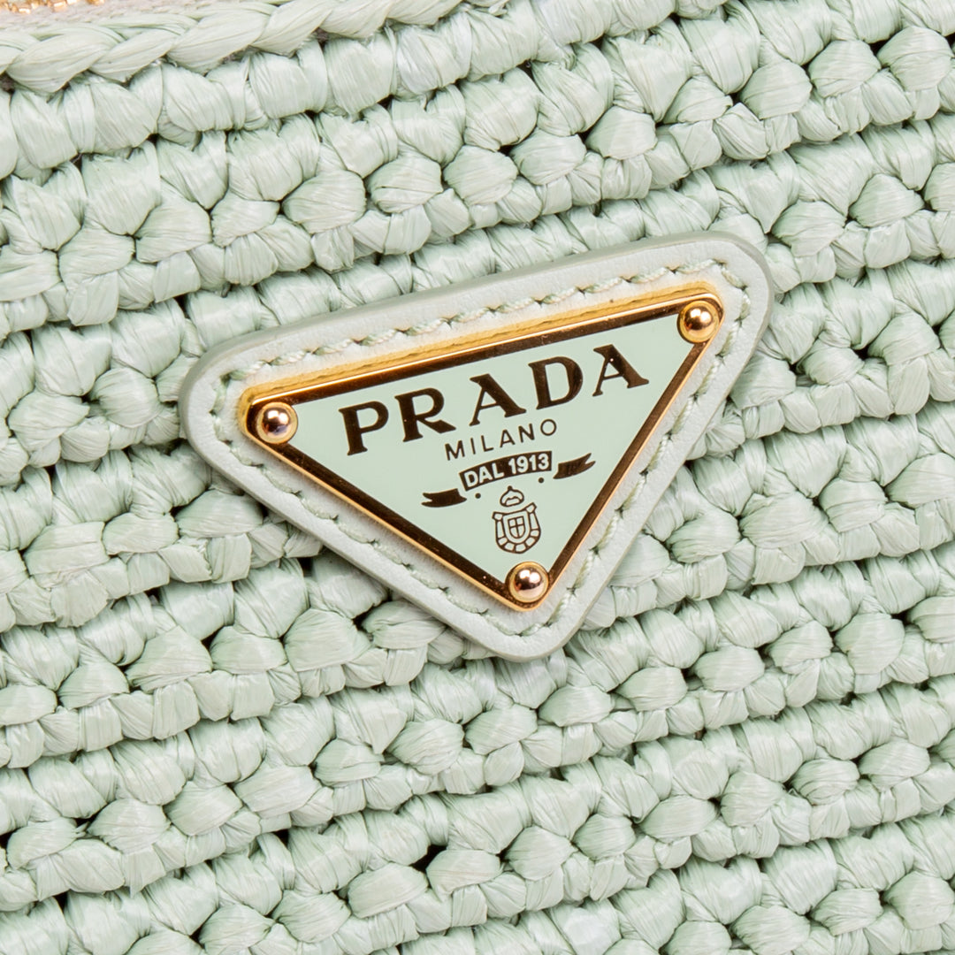 Prada reedición 2005 Bag-Crochet- Seafoam