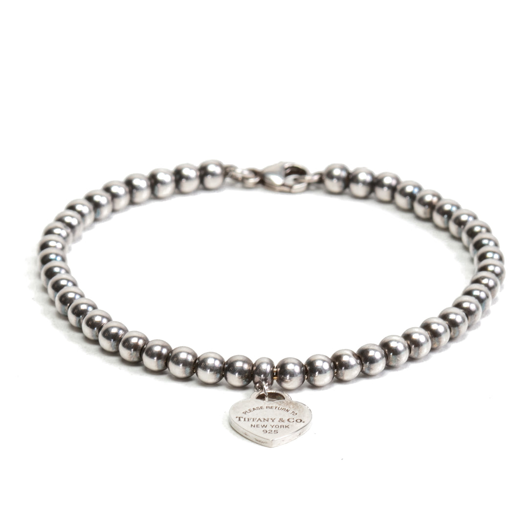 TIFFANY & CO. Heart Tag Bead Bracelet - FINAL SALE