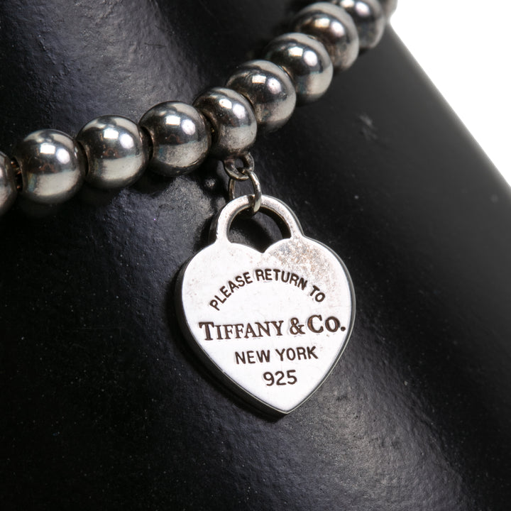 TIFFANY & CO. Heart Tag Bead Bracelet - FINAL SALE