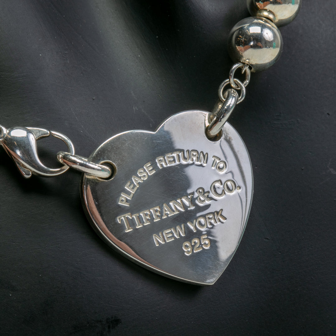 Tiffany & Co. Collar de envoltura de etiqueta de corazón - Venta final