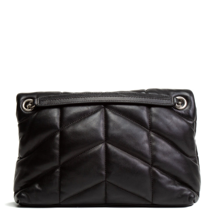 Saint Laurent Small Loulou Puffer Shoulder Bag - Negro