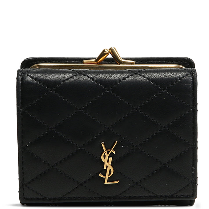 Billetera de jinete de saint laurent - negro