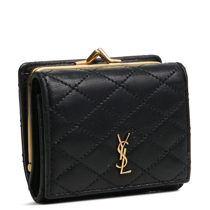 Billetera de jinete de saint laurent - negro