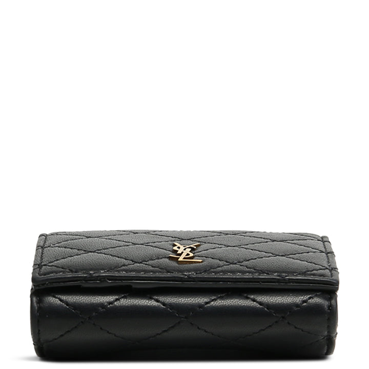 Billetera de jinete de saint laurent - negro