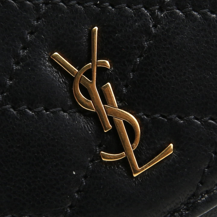 Billetera de jinete de saint laurent - negro