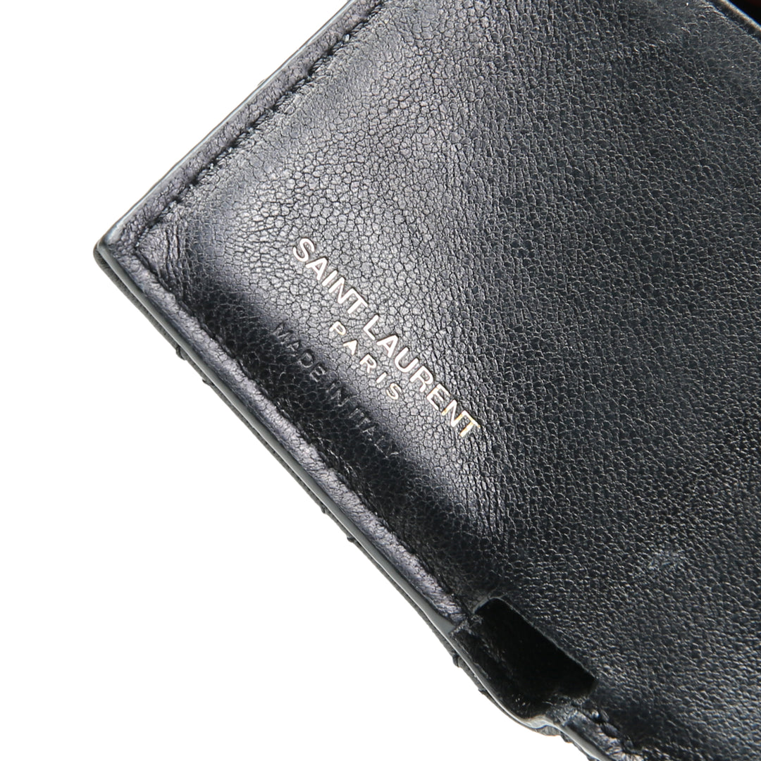 Billetera de jinete de saint laurent - negro