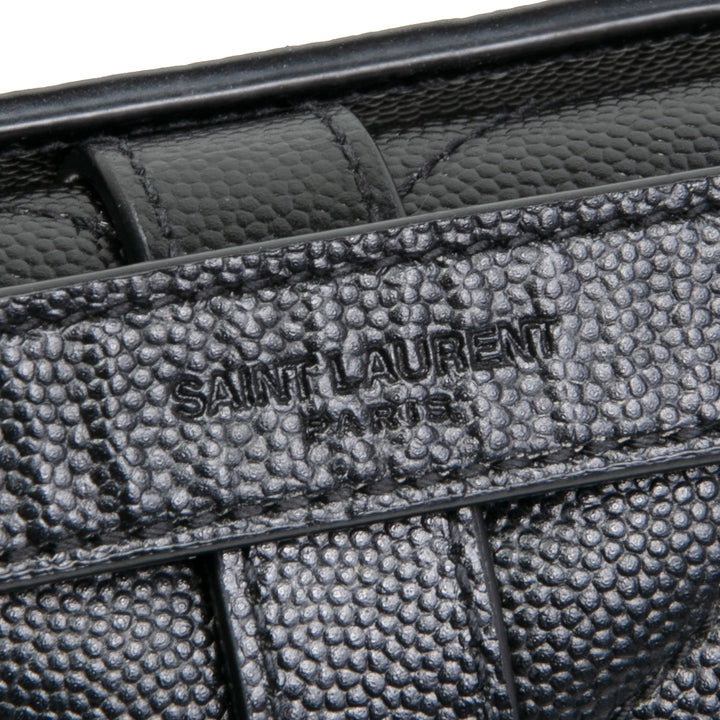 Saint Laurent Medium Tri -Quilt Sobres Shoulder - Negro