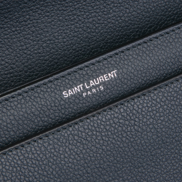 Saint Laurent Medium Sunset Satchel - Marine profundo (Marina)