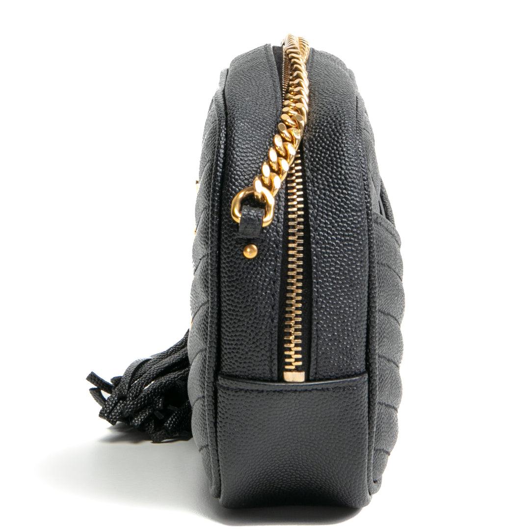 Saint Laurent Mini Lou Camera Bag- Black